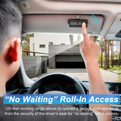 Universal Garage Door Opener Remote For LiftMaster Chamberlain Craftsman 893LM 893MAX 971LM Works With 3 Doors in car