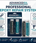 Epoxy Putty Stick 2 Pack For Metal And Wet Or Underwater Surfaces Repair Quick Cure Leak Seal Waterproof Filler packaging