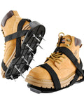 Heavy Duty Lawn Aerator Shoes With Adjustable Straps And 13 Spikes, 2-Inch And 1.5-Inch Spike Sizes, Sturdy Plastic Base, Rust-Resistant Metal