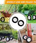 4.80 4.00 8 Inch Wheelbarrow Tire Replacement Set With Inner Tube Included featured on various garden carts and trolleys