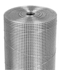 Hot Dip Galvanized After Welding Hardware Cloth One Quarter Inch Mesh Roll 36 By 100 Feet, 23 Gauge, close-up of roll