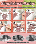 No Tie Elastic Shoelaces With Quick Adjustable Fit For Shoes Sneakers And Sports Footwear Easy On Secure Lacing For Fast Slips And All Day Comfort No Tie Convenience For Athletes And Everyday Wear, adjustable elastic shoelaces on white sneaker