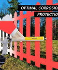 Ready Roll Slick Portable Electric Electrostatic Paint Spray Gun With Five Stage Kit details, showing spray gun against a colorful fence.