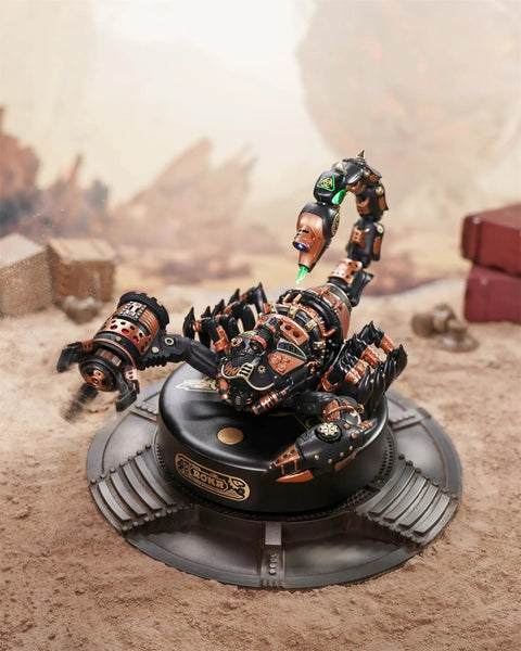 Emperor Scorpion 3D Metal Model Kit Dope Steampunk Mechanical Puzzle For Adults And Kids, Build It Yourself DIY Gift, Electric Gear Toy With Adjustable Tail, Majestic Sting, Moveable Appendages For A Realistic Metal Craft Adventure on display