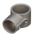 Heavy Duty Brushed Aluminum End Cross Brace Fitting Locks Down 1-1/2 Inch Legs And Nails 1-1/4 Inch Cross Braces for table stability