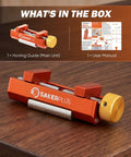 Adjustable Chisel Sharpening Jig And Honing Guide Tool For Woodworkers Dead Nuts Edge Precision Off Center Holder with user manual.