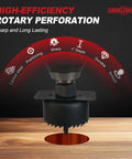 Front view of ANGELSWORD 24-piece hole saw kit with arbor and drill bit, carbon steel, for drywall and wood