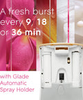 Automatic Air Freshener Refills for Home and Bathroom Tropical Blossoms Scent 6.2 Oz Each 3 Count Up to 70 Days of Fragrance With Battery Operated Dispenser for Long Lasting Freshness, battery dispenser with tropical spray settings