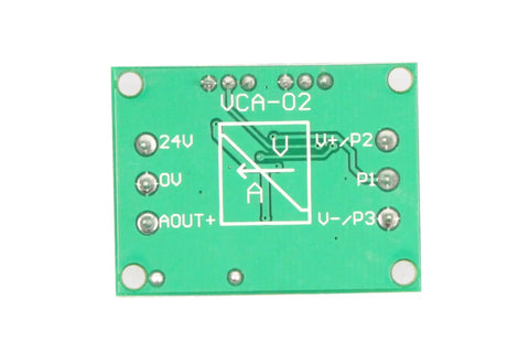 Voltage To Current Converter Module 0-10V To 4-20mA Signal Output green circuit board front view