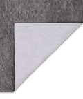 Corner of 4x6 Premium Luxury Non Slip Rug Pad One Quarter Inch Thick Dual Surface Felt And Rubber Grippy Safe For All Floors