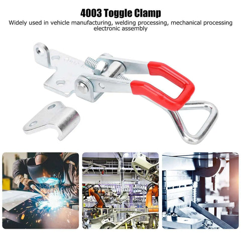 Fast Clamping Toggle Clamp 4002 Galvanized With Triangular Lever for welding and electronic assembly applications