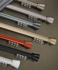 Wall Mounted Blackout Curtain Rod Track 260cm Aluminum Alloy Heavy Duty Rail For Windows Living Room Bedroom Office Bathroom White Finish No Fuss Install And Smooth Operation, assorted colors