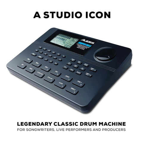 Studio Grade Standalone Drum Machine With 233 Onboard Sounds, Built In Digital Effects, Dynamic Articulation, And Seamless MIDI Connectivity for songwriters, beat makers, and live gigs.