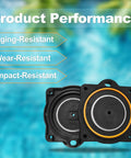 Diaphragm Replacement Kit For Hiblow HP60 HP80 air pumps showing impact-resistant diaphragms with performance features.