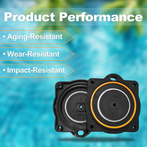 Diaphragm Replacement Kit For Hiblow HP60 HP80 air pumps showing impact-resistant diaphragms with performance features.