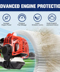 Echo SRM 225 Air Filter Replacement Fits Echo PAS 225 PB 250 PB 250LN GT 225 SRM 230 SRM 210 ES 250 Weedeater Blower