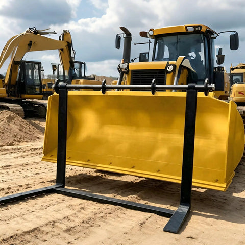 Heavy Duty Weld On Steel Mounting Brackets For Pin Type Over Bucket Attachments Four Pack Quick Fork Attachment System For Loader Pallet Forks