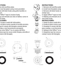 Instructions for Solid Build Tip Toe Bathtub Drain Plug Trim Set With Two Hole Overflow Faceplate Oil Rubbed Bronze Finish 50 Pack.