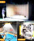 Beast Mode 2500LM COB LED Work Light With 5200mAh Rechargeable Battery in use at job site, workbench, and emergency setting