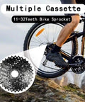 8 Speed Bicycle Cassette 11 32T For Mountain Road Folding And Commuter Bikes Durable Nickel Plated Steel Sprocket