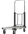 Aluminum Platform Cart With 300 Lb Capacity 28 Inch Long Deck And 16 Inch Wide 9 Inch Overall Height Lightweight Material Handling Cart