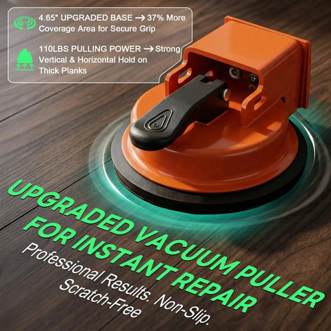 Heavy Duty Floor Gap Fixer Tool With A Strong Suction Cup Plank Grabber For Laminate, Engineered Wood And Vinyl Plank Flooring Repair, DIY Friendly, Instantly Close Gaps From Seasonal Shifts And Everyday Use