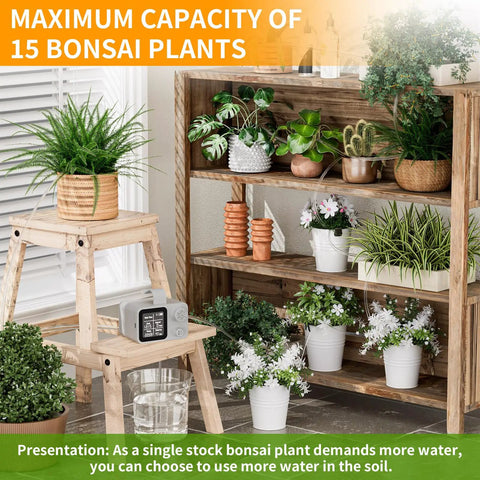 Set It And Forget It No Fuss Automatic Plant Watering System With Self Drip Irrigation Kit for indoor and outdoor bonsai plants
