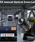 Five Megapixel Global Shutter USB Camera With Fifty FPS 2592x1944 Resolution 3.6 To 10mm Manual Zoom Lens in parking lot