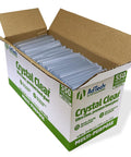 Open box displaying Clear Mini Hot Glue Sticks 4 Inch, 550 Count, All Temp Bonding for Crafting, DIY Projects, School Stuff