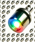 50 Pack Mini LED Lights Kit For Crafts And Dollhouses RGB Color Changing Battery Powered