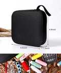 Portable Sewing Kit With Case For Home, Travel, And Quick On The Go Repairs, All In One Emergency Sewing Set with black zippered case