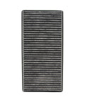 Premium Activated Carbon Cabin Air Filter For Porsche 911, Boxster, Cayman, improves air quality and odor control, front view.