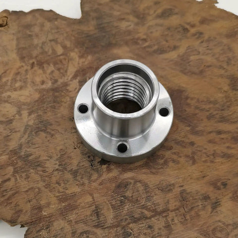 Two Inch Steel Faceplate For Wood Lathe With 1 8 TPI Thread, Heavy Duty Mount Plate For Turning Projects, Four Mounting Holes
