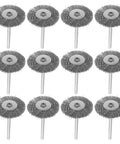 15 Piece Stainless Steel Wire Brush Set For Drill And Grinder Heavy Duty Cleaning Rust Removal Polishing And Metal Finishing