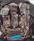Ultimate Tactical Backpack With Zip On Back Panel For V5 Vest Compatible MC, Built From 500D Nylon, waterproof and dirt resistant