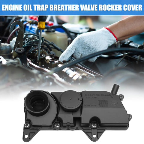 Volvo 2.0L 4 Cylinder Engine Valve Cover Gasket Kit With PCV Oil Seal And Rocker Cover Replacement For S60 S90 XC40 XC60 V60 V90 XC90 2014-2024 1 Set For Easy Install, image showing engine part installation and gasket kit close-up