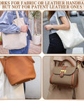 Magnetic Purse Feet For Handbags 4 Pack No Hole Design Metal Bag Feet Protectors attached to fabric and leather bags