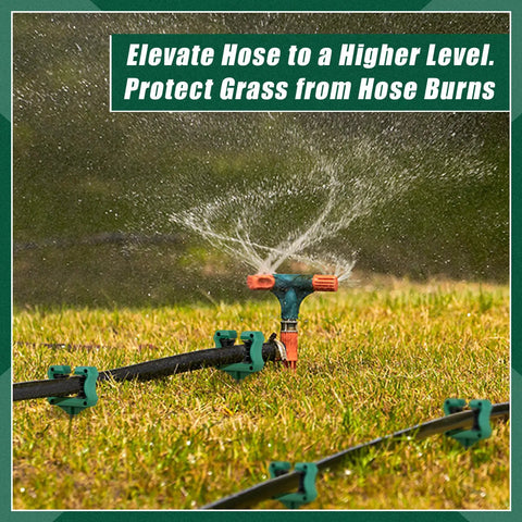 Heavy Duty Garden Hose Guides For Outdoor Hydration No Sweat Stakes Keep Your Yard Spotless And Plants Secure Shields Hose From Kinks Or Dragging Backyard Staple Quick Insert Build Includes Ten Pieces