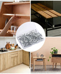 Aluminum Blind Rivets Set 1/4 By 1/2 Inch Large Flange in transparent box for DIY projects and household appliances.