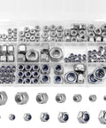 135 Pack Nylon Insert Lock Nuts 304 Stainless Steel A2 70 Vibration Proof Locking For Automotive And Machinery SAE And Metric