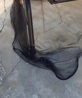 Patio Mosquito Netting With Zipper For Outdoor Use Waterproof Tent Mesh Screen For Porch Swing 3 Seater 125x205x205 cm