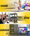 Three Tier Adjustable Dumbbell Rack For Home Gym Storage Heavy Duty Weight Stand For Dumbbells Kettlebells and Free Weights