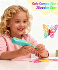 Child using 32 Color 2.5Mm 3D Pen Filament Refill For 3Doodler Start Plus Low Temperature Safe And Easy To Use 15 Cm Strands