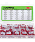 Capacitor Kit With 25 Values And 250 Pieces Metallized Polypropylene Film Capacitors CBB22 400V And 630V Assortment