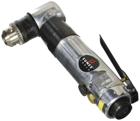 3/8 Inch Drive Reversible Right Angle Pneumatic Ratchet Beefy Performance With 90 Degree Head