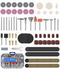 287 Piece Rotary Tool Accessory Kit With One Eighth Inch Shank Bits For Cutting Grinding Polishing And Engraving Includes various drill bits and attachments.