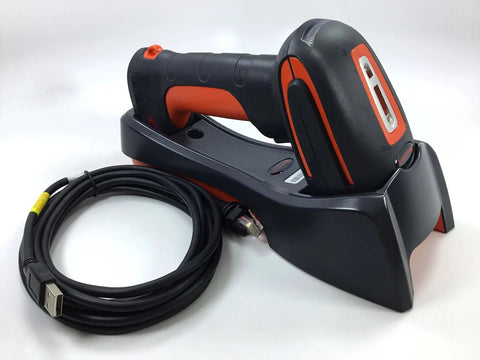 Granit 1911i ER Extended Range Wireless Bluetooth Beefy Heavy Duty Industrial-Grade Area-Imaging Barcode Scanner Kit with cables