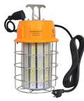 250W LED Temporary Work Light For Indoor Mine And Job Sites, Portable Hanging Construction Light With Stainless Steel Shield