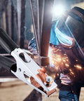 Heavy Duty 500A Welding Ground Clamp With Electroplated Copper Earth Clip For Pro Grade Welders And DIY Projects in industrial use
