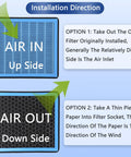 Installation directions for Activated Carbon Cabin Air Filter With HEPA For Lexus Vehicles Includes RX Series NX GS IS LS LX.